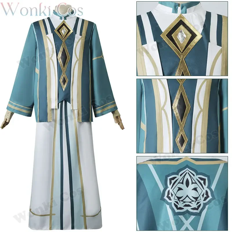 Genshin Sumeru Akademiya Cosplay Costume Uniform with Hat Genshin Impact Six Darshans Party Costume