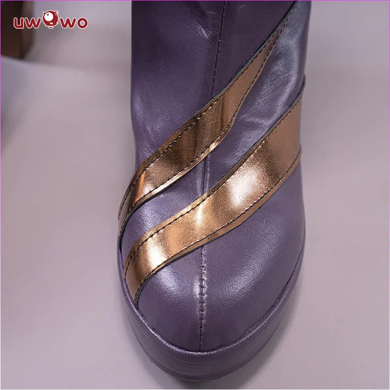 SN66 UWOWO League of Legends/LOL Coven Ahri Scarpe Cosplay Calzature da donna Stivali alti Calzature cosplay di Halloween Stivali2 @ w $
