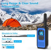 2/3/4 pcs AWANFI Two-Way Radio, Portable and Dourable Long Range Walkie Talkie for Hunting and Outdoor Use