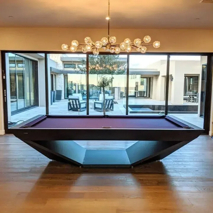 Sf8a58e937d634ccd850710d647c8a583G Custom Modern Billiards Table for Family Entertainment and Indoor Fun