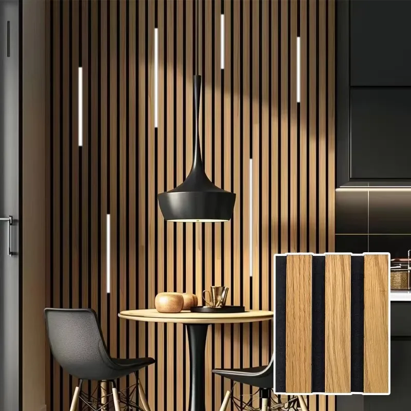 Soundproof Wall Panels MDF Acoustic Panels For Living Room&bedroom Walls Modern Interior Decor