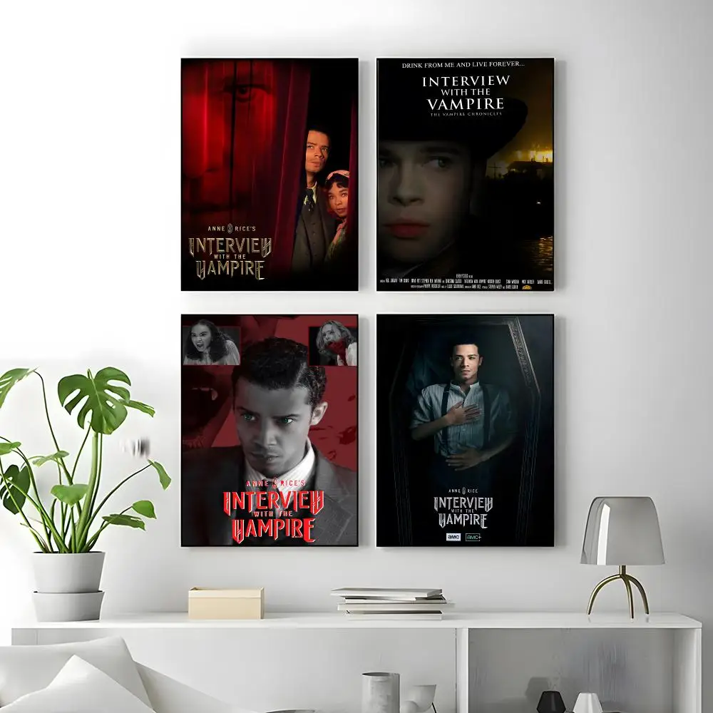 TV Series Interview with the Vampire Poster Poster High Quality Wall Art for Home Office Bedroom Living Room Perfect