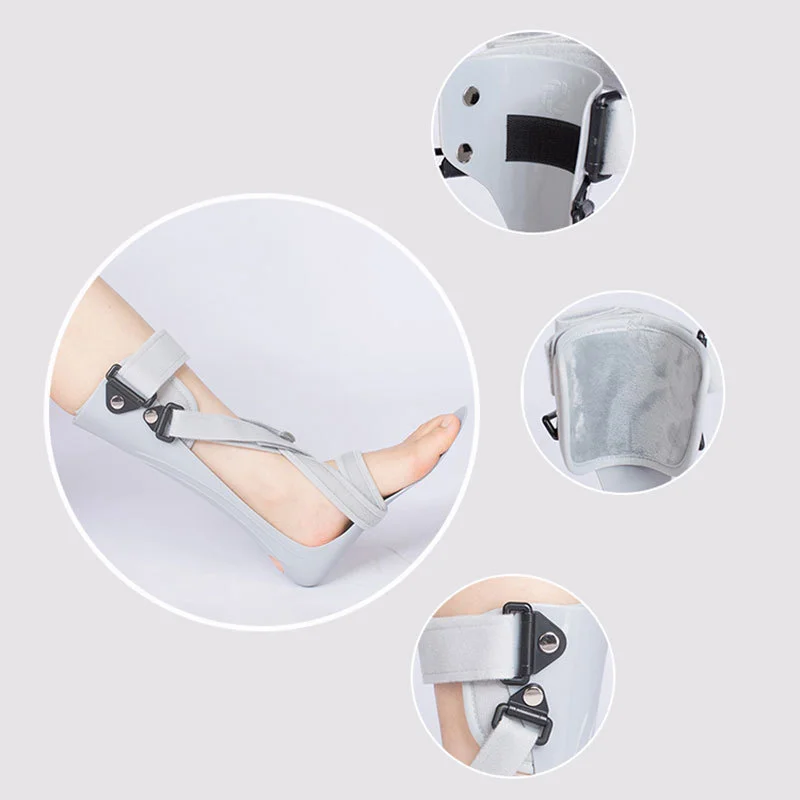 Cuttable Adjustable Tightness Foot Drop Support Splint Brace Super Soft Compression Dorsal Drop Foot Orthopedic Brace Breathable