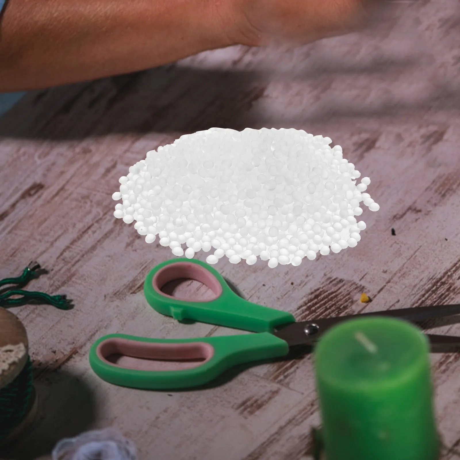 

300G Moldable Reusable Plastic Beads DIY Pellets Thermal Resin Teeth Polymer Granules Storage Tools