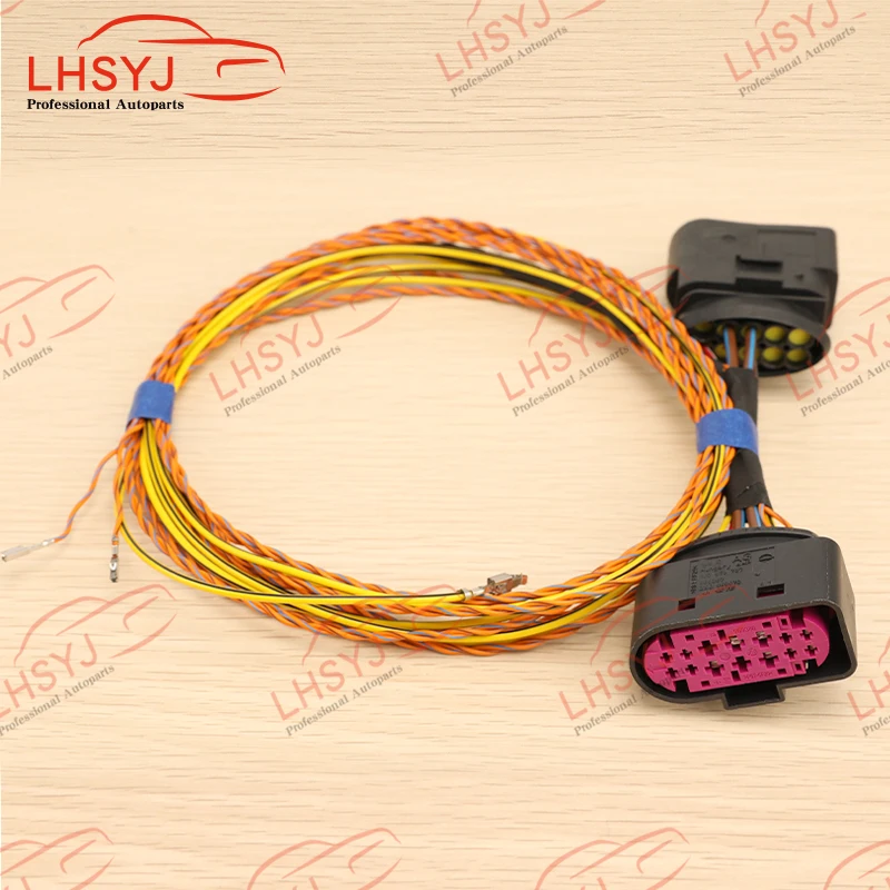 For VW Golf VI MK6 Passat B6 Auto Leveling Range LED Headlight Cornering AFS Wire Xenon Lamp 10 to 14 Pins Adapter