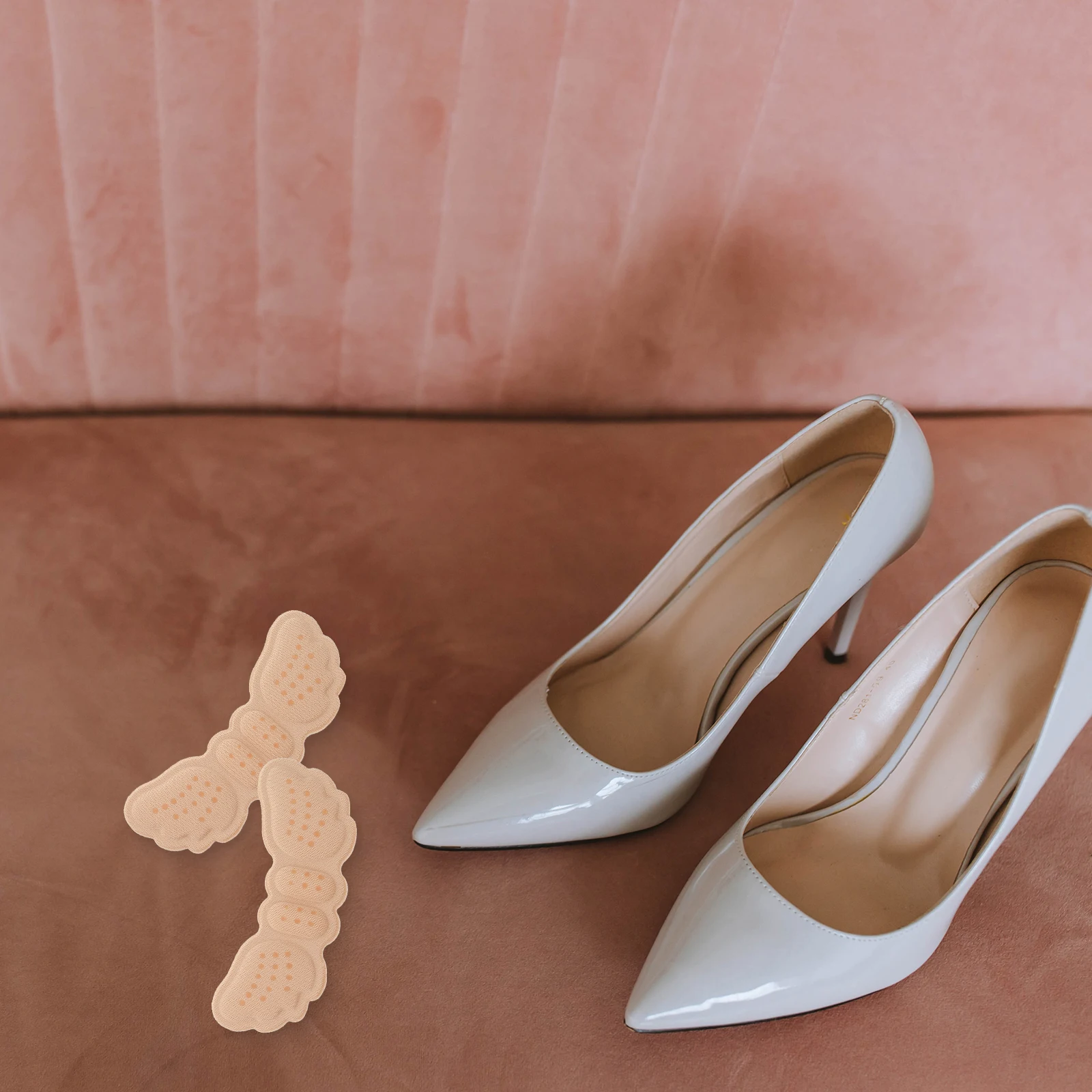 

Non-Slip Adhesive Pads Self-Adhesive Shoe Inserts Wear-Resistant Heel Liner Invisible Sponge Heel Protector Foot Care Tool