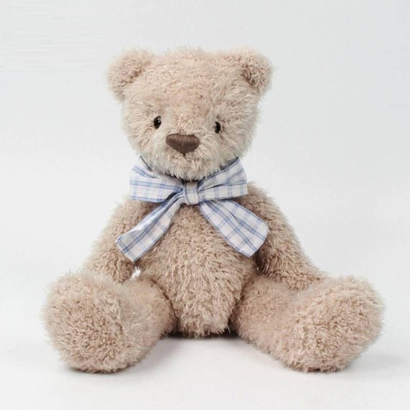 Plush Bear Bear Stuffed Animal with Bowtie 9 Inches Height N84E