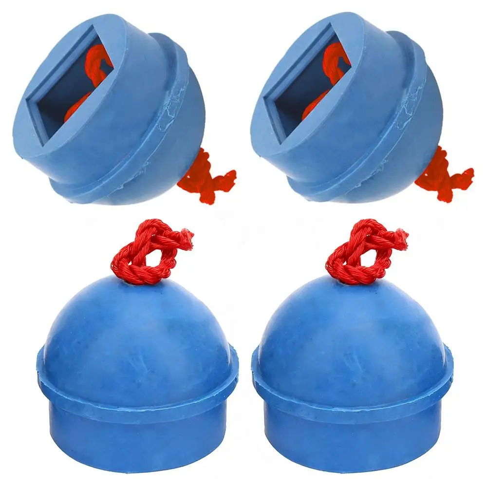 

4pcs Rubber Cue Chalk Holder With Cord Anti-Lost String Pool Chalk Holder Non Slip Billiard Chalk Holder Billiard Game