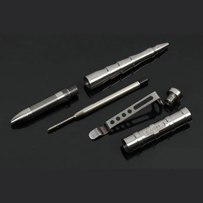 Tactical Self Defense EDC Full Stainless Steel Glass Break LAIX B009 Pen EDC Outdoor Survival Tool Kits