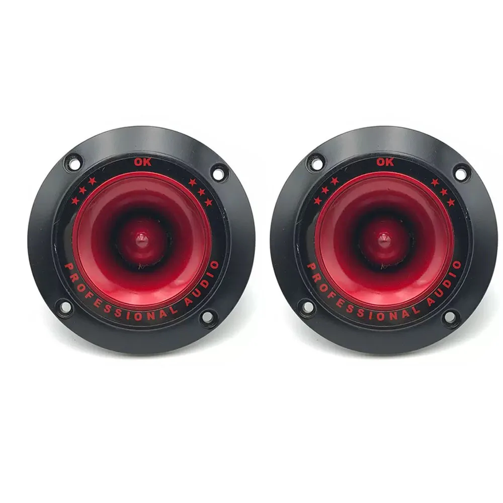 Altavoz Tweeter piezoeléctrico de 98MM, 2 uds., Audio de 3,8 pulgadas, altavoz piezoeléctrico de cerámica con agudos, controladores de bocina, sonido de Audio para escenario en casa