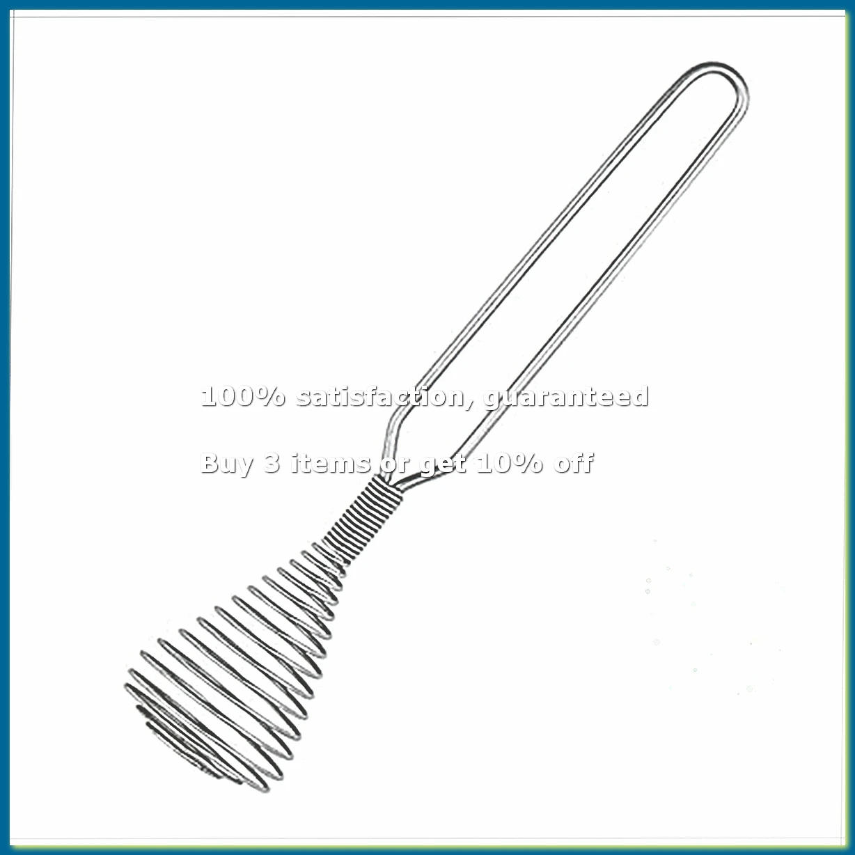 Stainless Steel Spring Coil Whisk Wire Whip-Cream Egg Beater Gravy-Cream Hand Mixer Kitchen Tool Accessories for Mixing-A27I