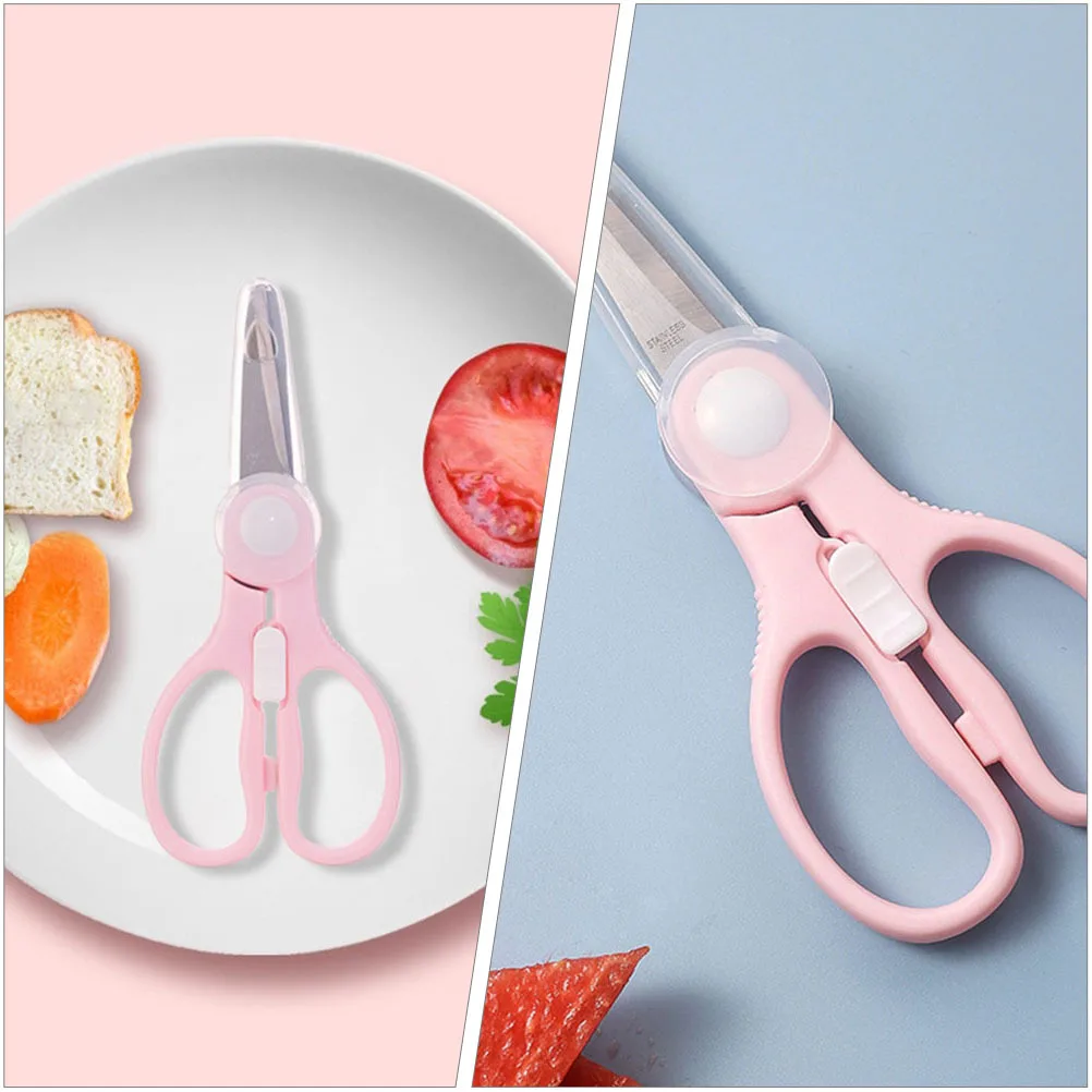 Food Shear Portable Stainless Steel Complementary Food Scissor For Safe Cutting Kitchen Gadget Tool