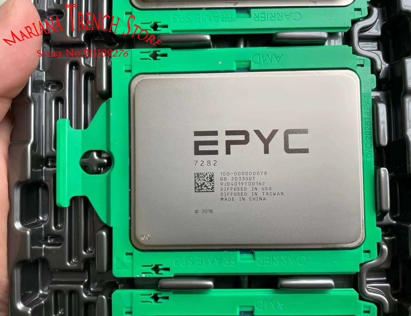 

CPU for EPYC 7282 16 Cores 32 Threads Base Clock 2.8GHz Max.Boost Up to 3.2GHz L3 Cache 64MB TDP 120W