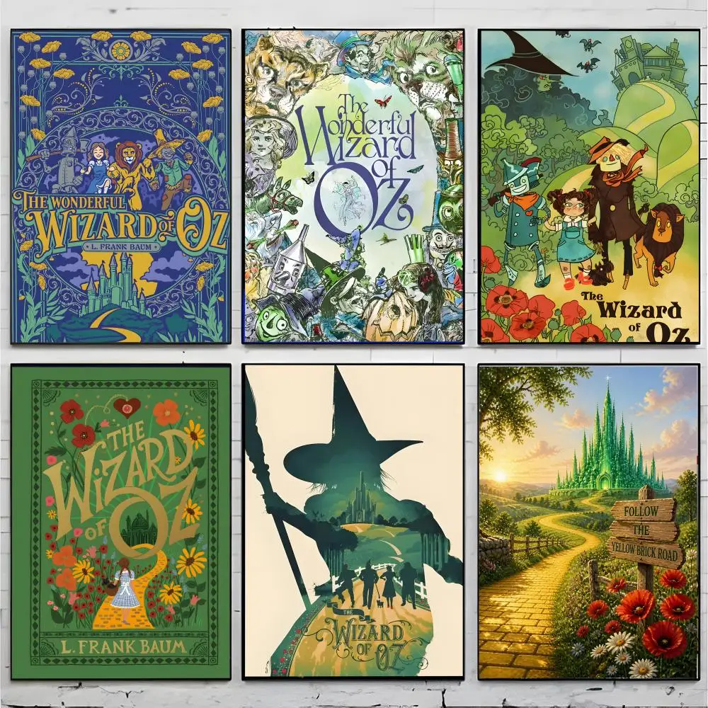 fantasy adventure tale T-The Wonderful Wizard of Oz Poster Premium Decor Art & Gift for Household Lounge Home Ornaments