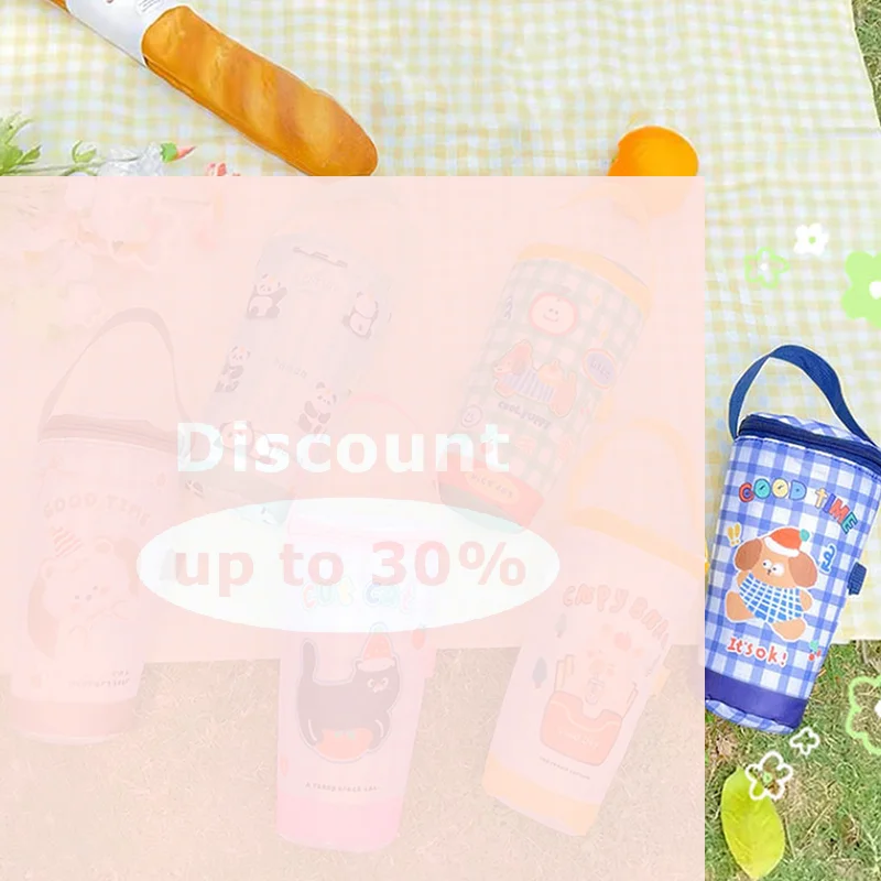 [1Pcs Portable Insulated Milk Tea Tote Bag Eco-Friendly Heat Preservation Cup Cover Carrier Handbag Accessories]