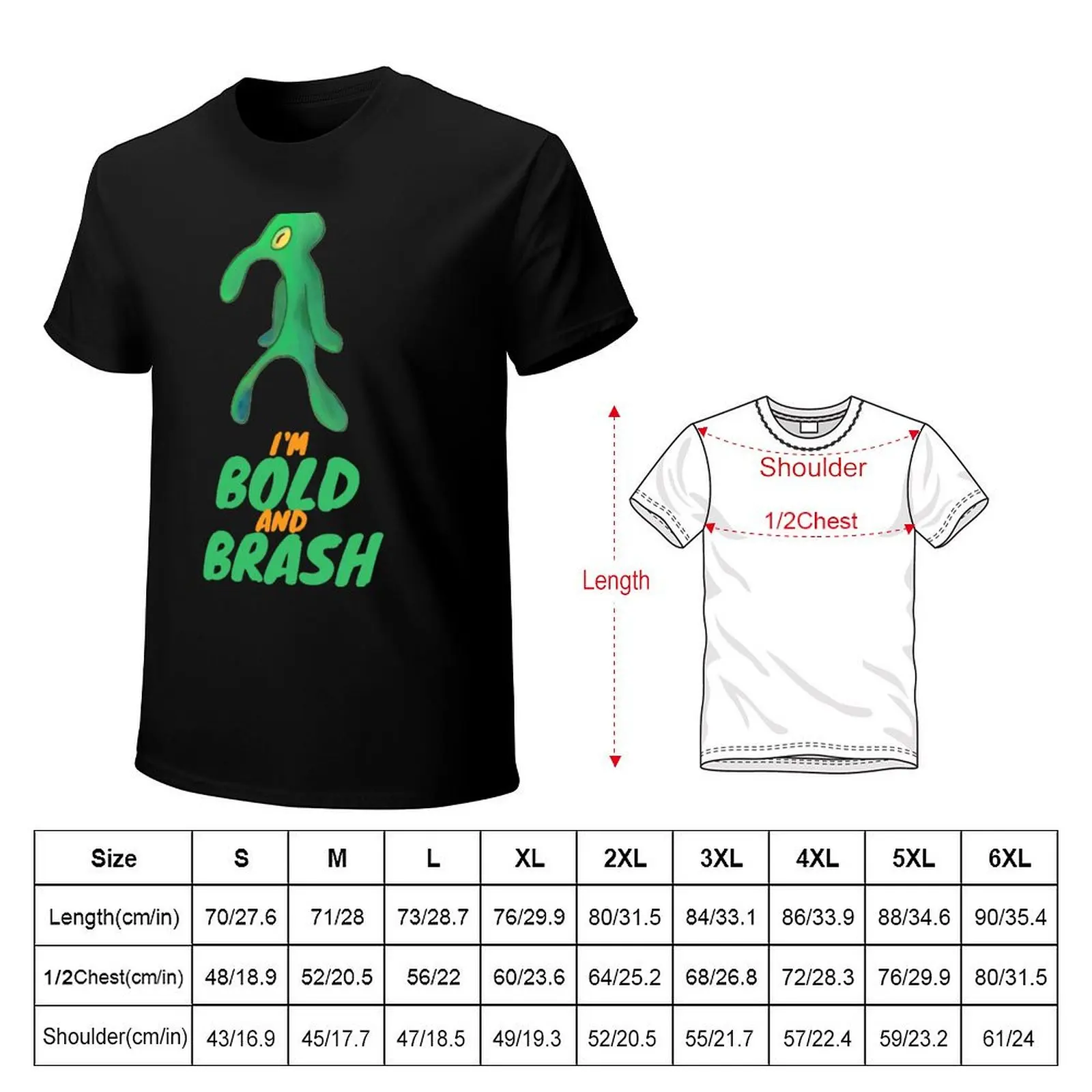 Squidward's Bold and Brash Masterpiece T-Shirt Lightweight Sport Basic T-Shirt