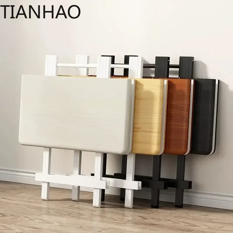 Folding table and chair set Household dining Simple outdoor  and  stall Foldable