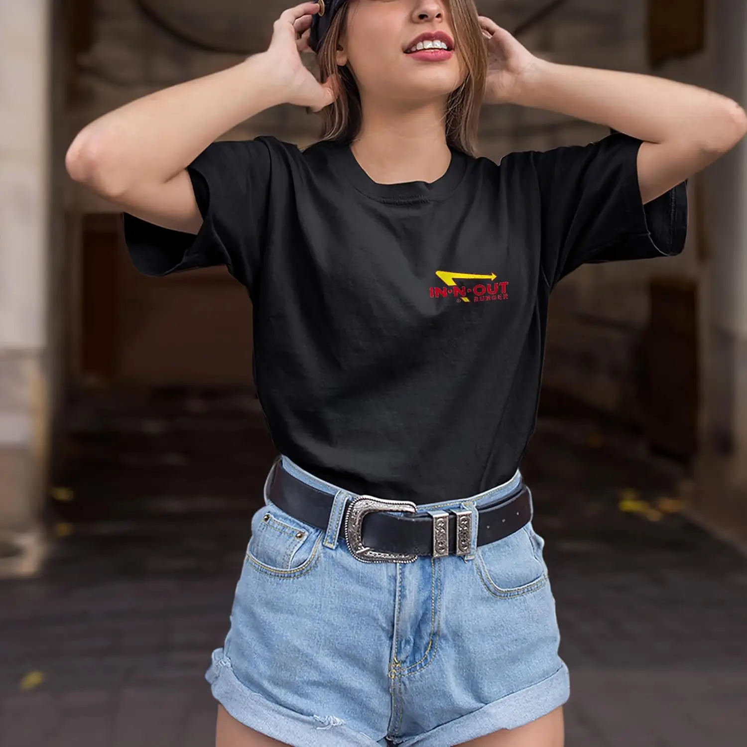 T-Shirt in Big Unisex Shirts N Novelty Out Boy Sleeve Women Burger Gift for Men Shirt Event Tee Short Friend Family