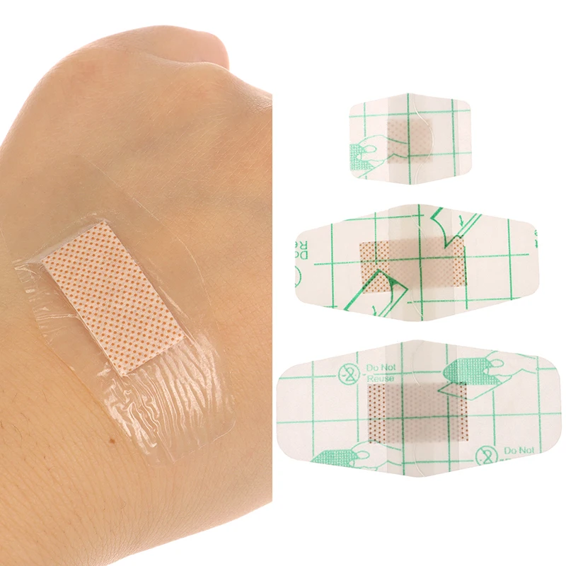 10 Sheets/set Transparent Band Aid Waterproof Wound Dressing Plaster Skin Patch Adhesive Bandages For Children Adults Plaster