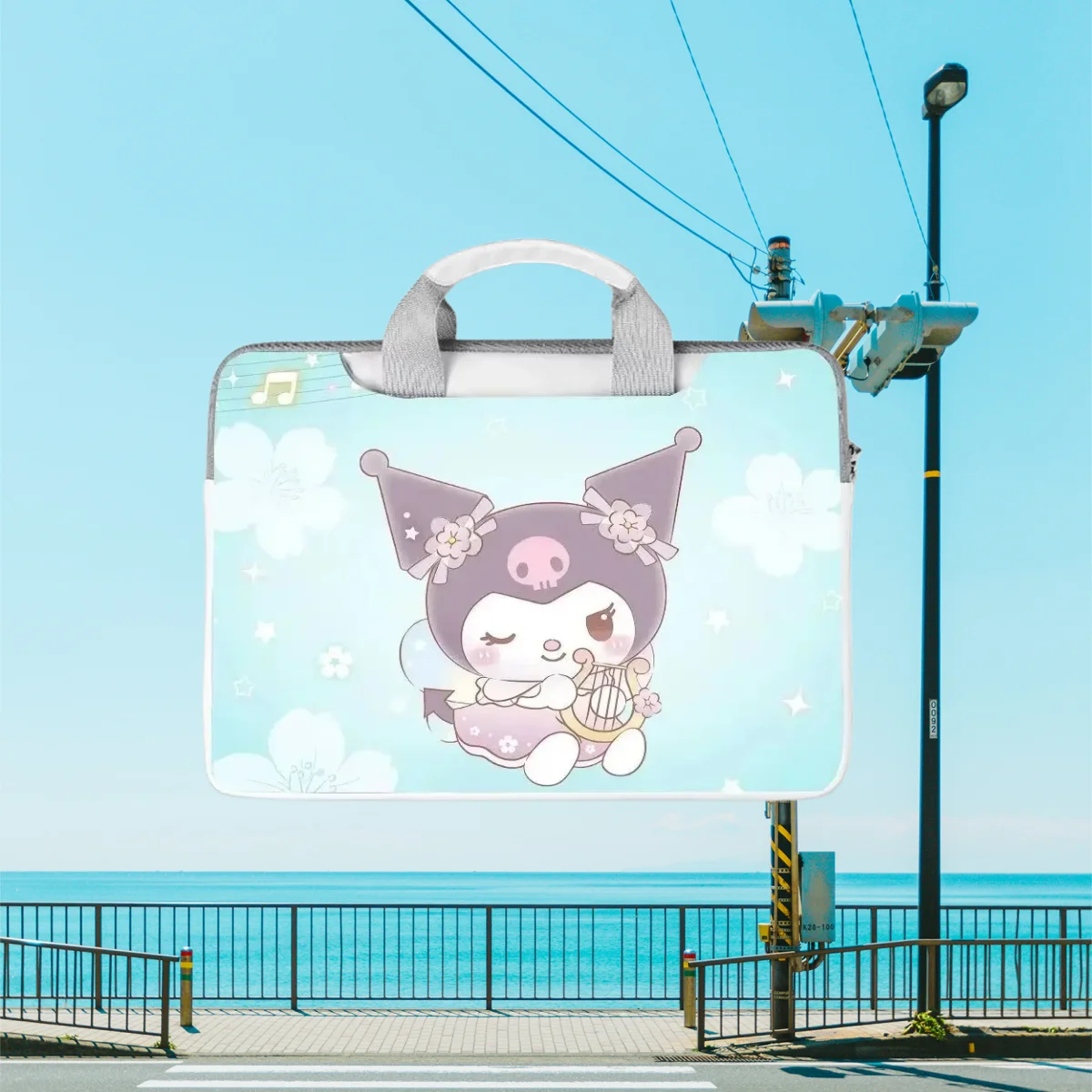 

Cartoon Hello Kitty Kurome Laptop Bag 12 13 14 15 15 16 Inch Laptop Suitable for Macbook Computer Handbag Briefcase Storage Bag