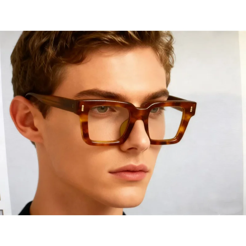 

Трендовые ацетатные очки по рецепту для унисекс, фотохромные оптические очки, прогрессивные/очки для близорукости