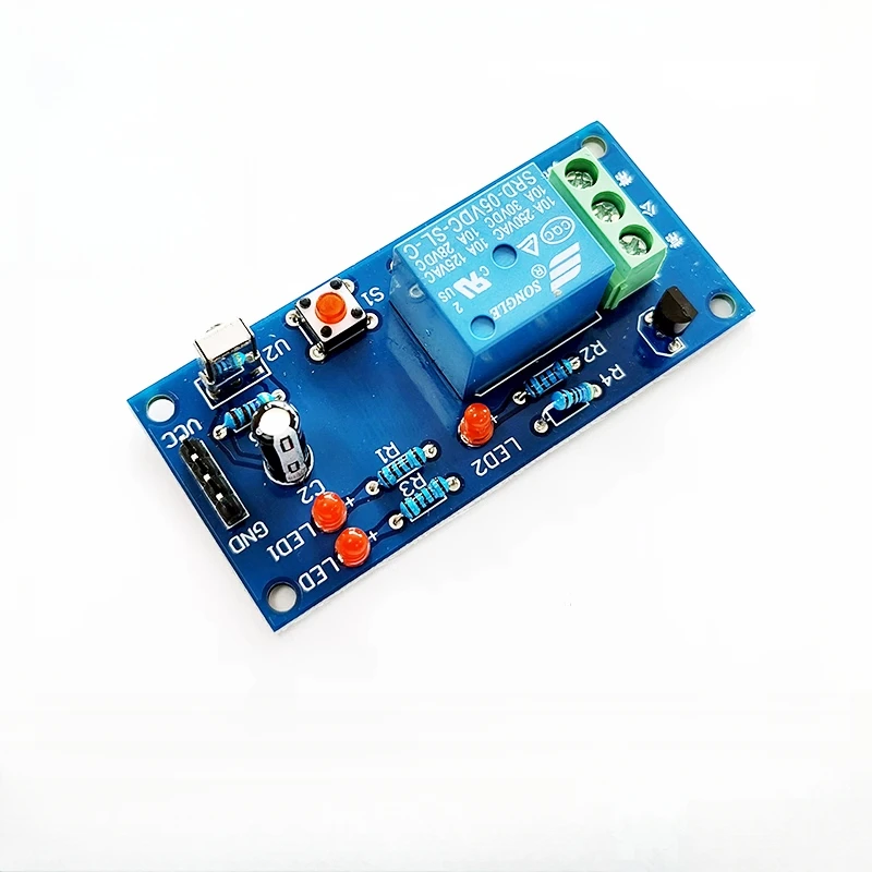 Module de relais de télécommande infrarouge 5V, 2 pièces, module de commutation infrarouge d'apprentissage