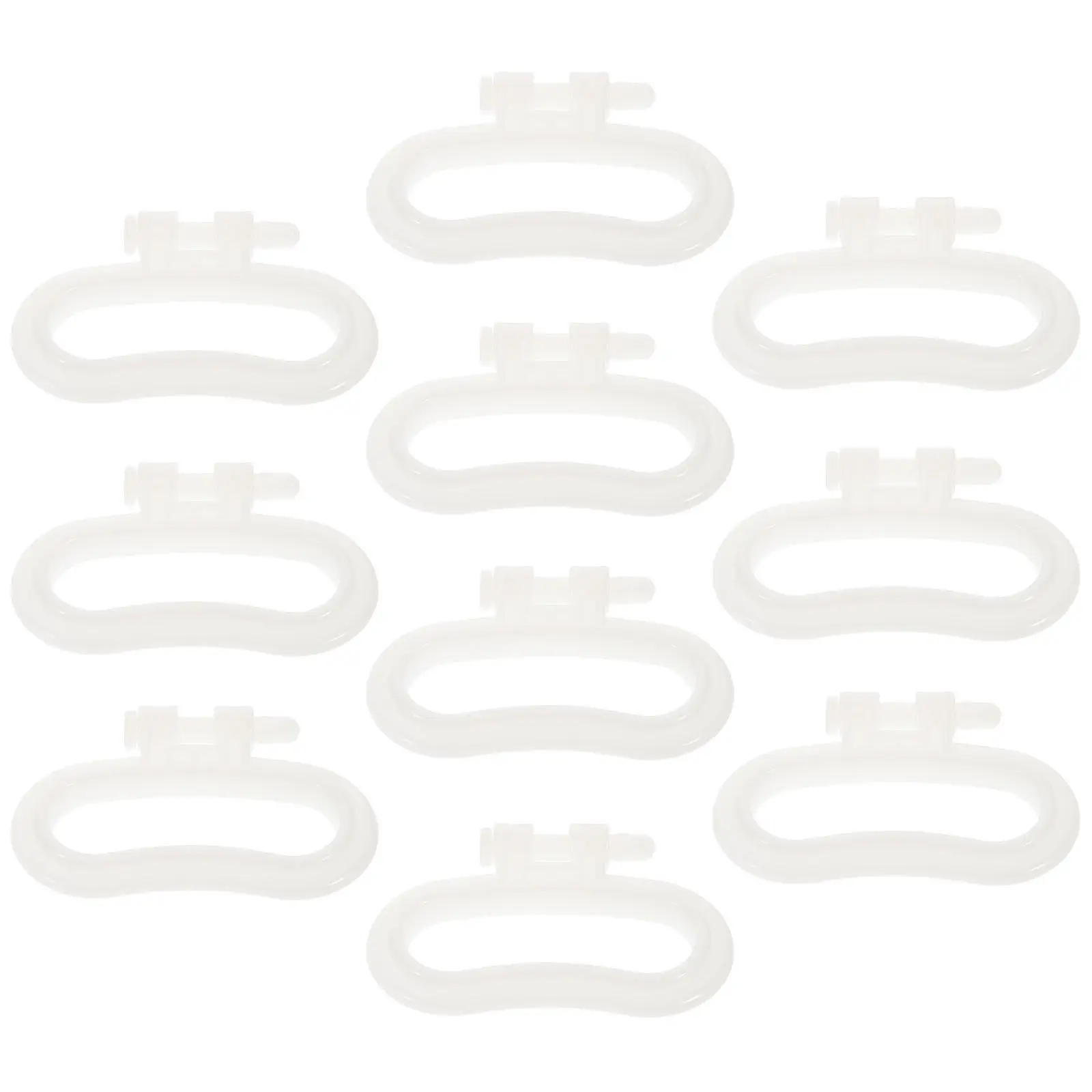 

10Pcs Heavy Duty Plastic Bucket Handle Replaceable Grip for Water Container Carrier Non-Slip Multi-Scenario Use