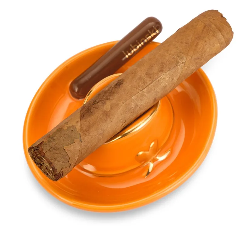 

Ceramic Cigar Ashtray Portable Travel Smoking Gadgets Cigar Holder Ash Tray