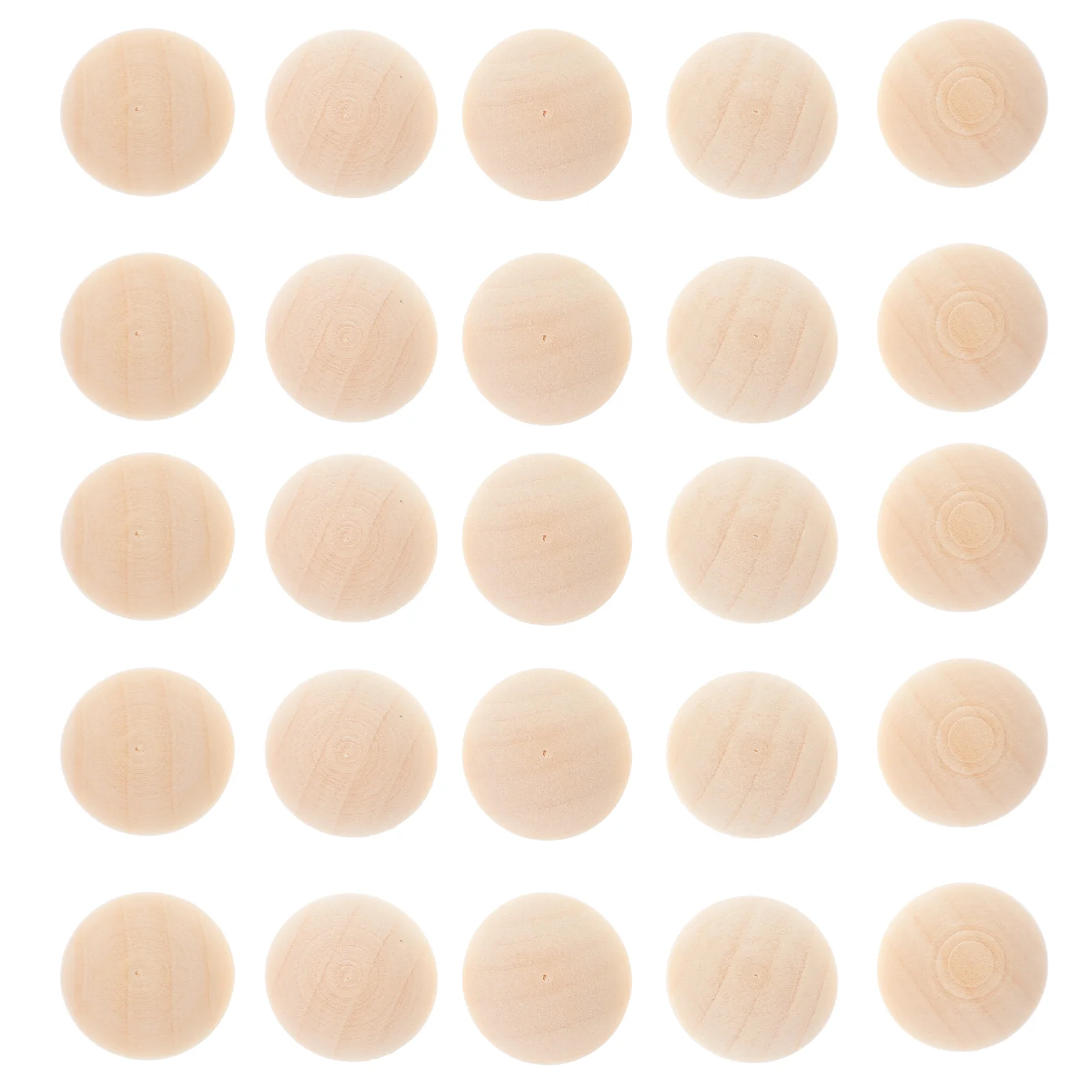 

100 Pcs Toy Office Toys for Kids Decoration Balls Wooden Split Mini Hemisphere