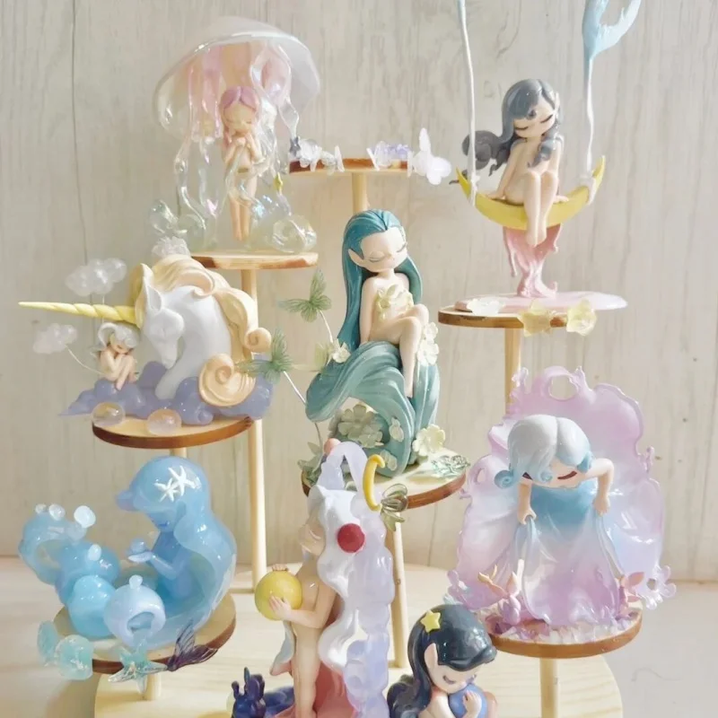 52toys Sleep Dreamland Elves Cute Figure Collectible Toy Desktop Decoration Figure Gift For Anime Fans Ornaments Model Toys