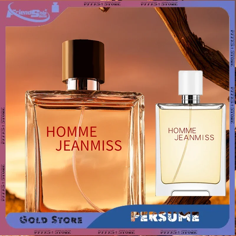 Perfume de Colonia para hombre, 50ml, fresco, energético, picante, afuerte, tonos terrosos, Perfume de larga duración, desodorantes para citas de Colonia