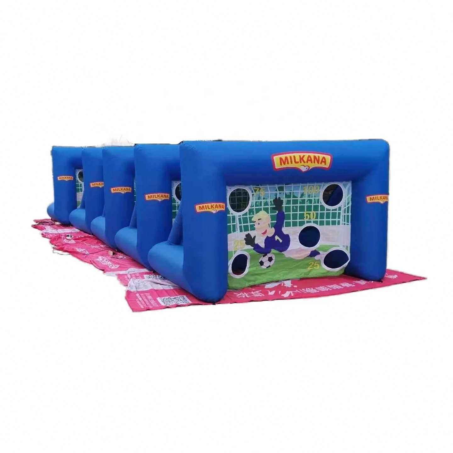 

Outdoor Inflatable Soccer Penalty Kick Shootout Speed Challenge Cage Shooting Target Football Sports Games Goals