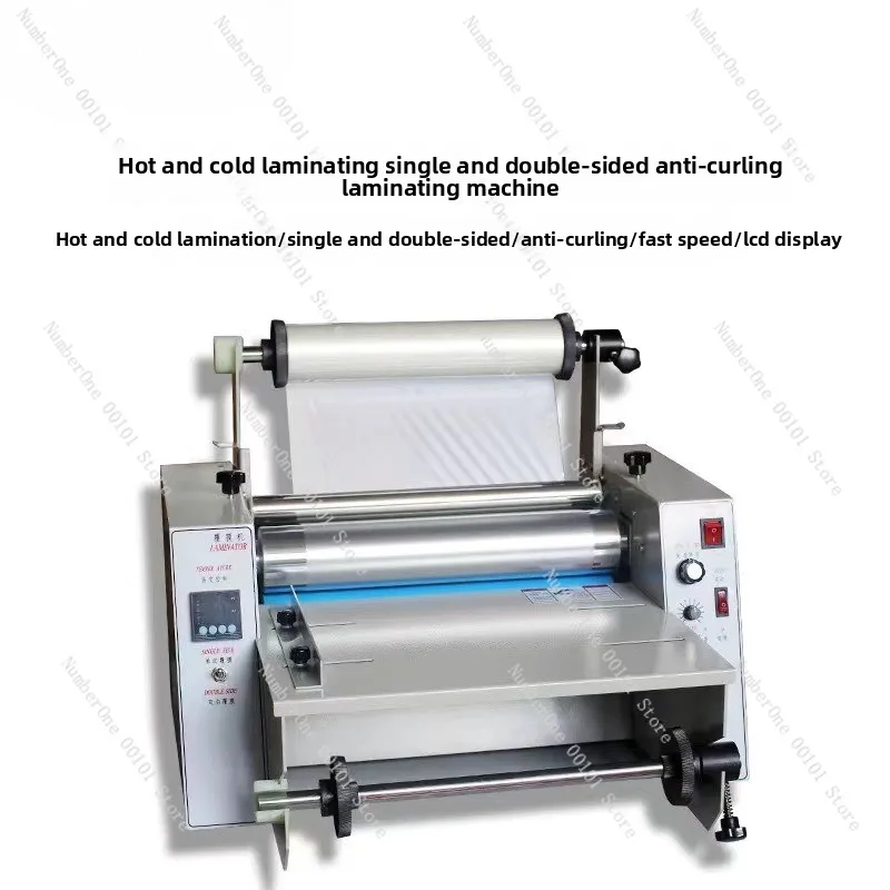 

Ламинатор DC-380 для горячего и холодного ламинирования, односторонний и двусторонний, универсальный, с большими стальными роликами