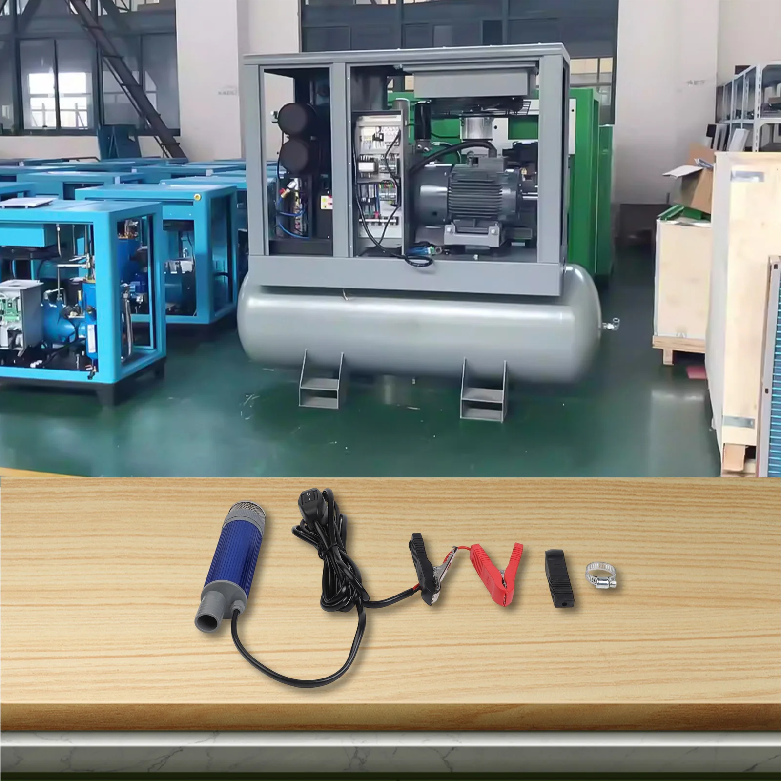 Portable 12V 24V Submersible Diesel Water Transfer 38mm Stainless Steel For Camping Fishing Boat RV Oil Fuel Fluid