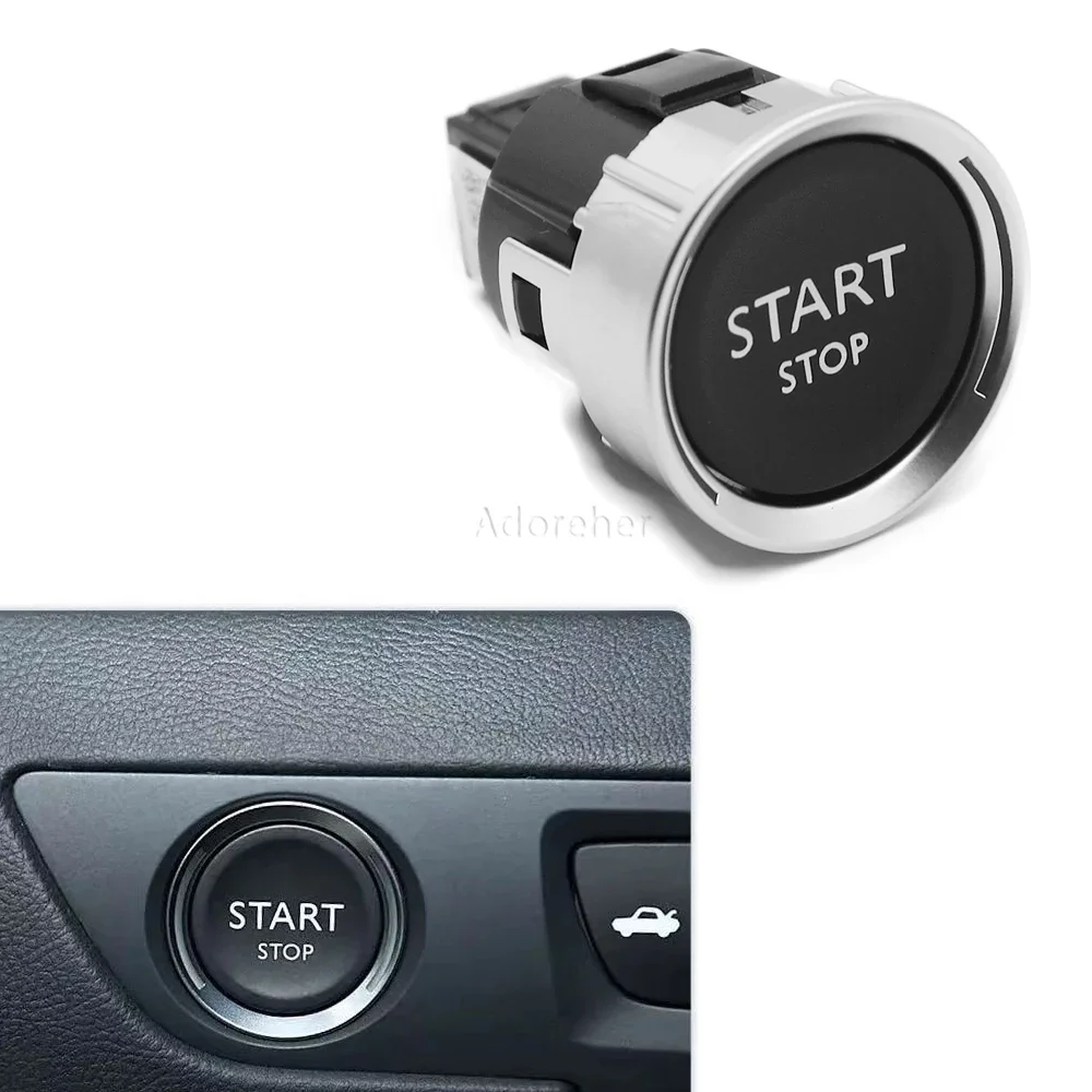 New Genuine 6 Pins Engine Start Stop Switch Button Compatible For Peugeot 408 2008 3008 308 508 for Citroen C4 C5 Accessories