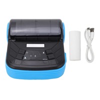 New 80mm Portable Thermal Bluetooth Printer Thermal Bluetooth Printer Mini Wireless Portablefor Receipt Ticket Bill Invoice POS