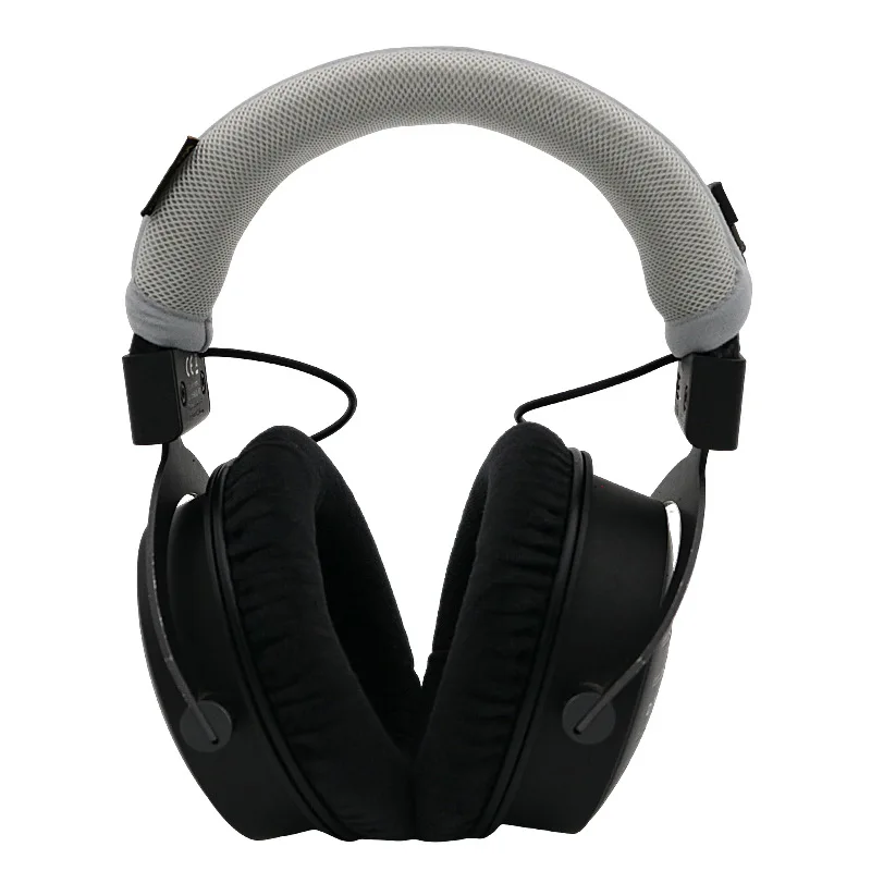 Copertura del fascio della testa dell'auricolare per Beyerdynamic DT900PROX DT900 PRO X Custodia protettiva per cuffie Fascia per capelli in tessuto a rete traspirante con cerniera