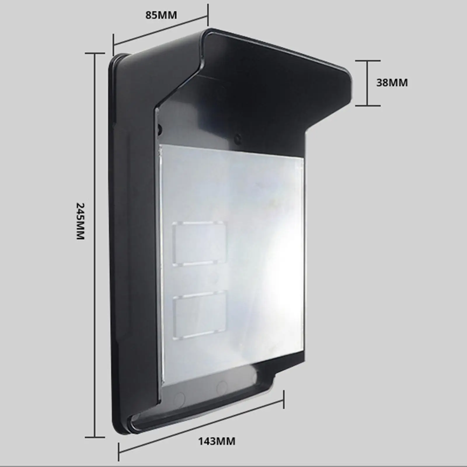 Cubierta impermeable para timbre de puerta, carcasa impermeable para controlador de acceso de huellas dactilares