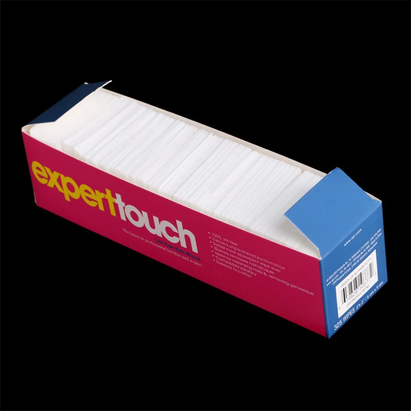 325pcs เล็บเช็ด Lint ฟรีผ้าฝ้ายเล็บ Remover ผ้าเช็ดทําความสะอาดผ้าเช็ดปากสําหรับเล็บเจล Remover เล็บเครื่องมือ