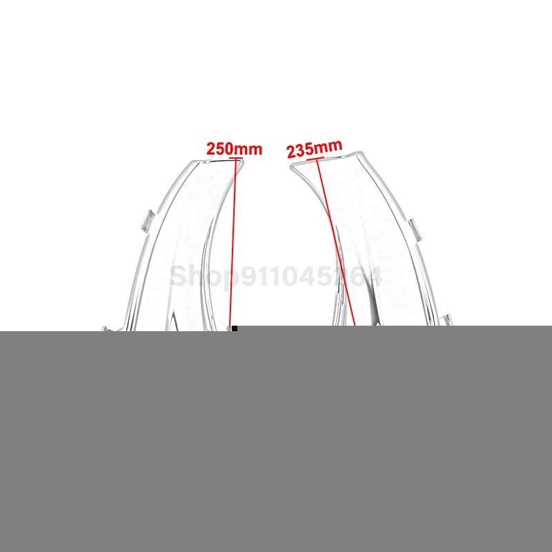 Motorcycle Heat Shield Air Deflectors Chrome Aluminum For Victory Cross Country Tour Magnum Cross Roads Hard-Ball