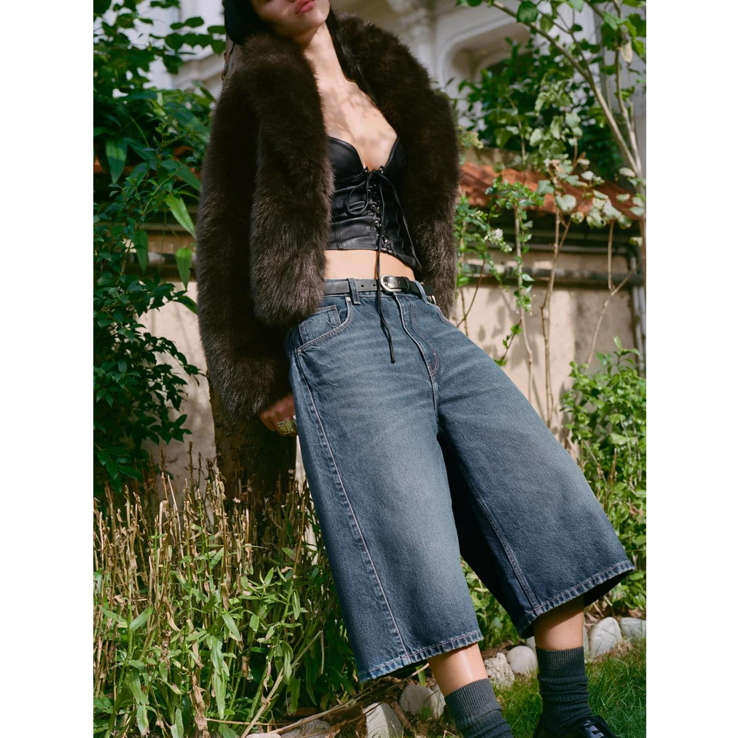 Autunno Inverno Nuovo Arrivo Tappetino da donna Sle Colletto Lungo Sve Pelliccia Artificiale Cappotto Or Jaet Francese Sle Poliestere...