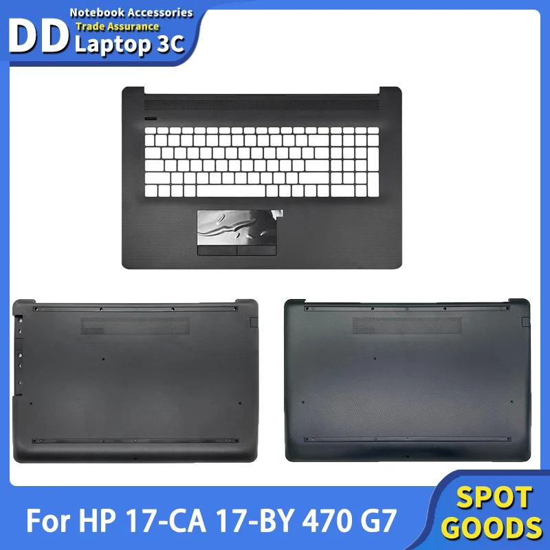 

New For HP Pavilion 17-BY 17-CA 17T-BY 17Z-CA 470 G7 Laptop LCD Back Cover Palmrest Bottom Base Lower Cover Black L48405-001