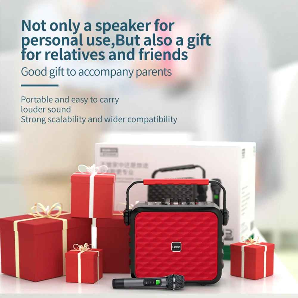 with UHF Wireless Handheld Mic Support Recording Loop Function Wholesale Music Instrument Speaker 100 Watt Output Power