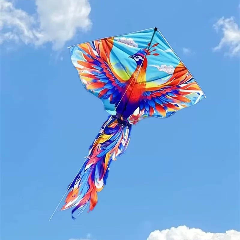 free shipping phoenix kites for adults kites line flying outdoor ripstop nylon Breezemoon enough game flying bird toy papalote