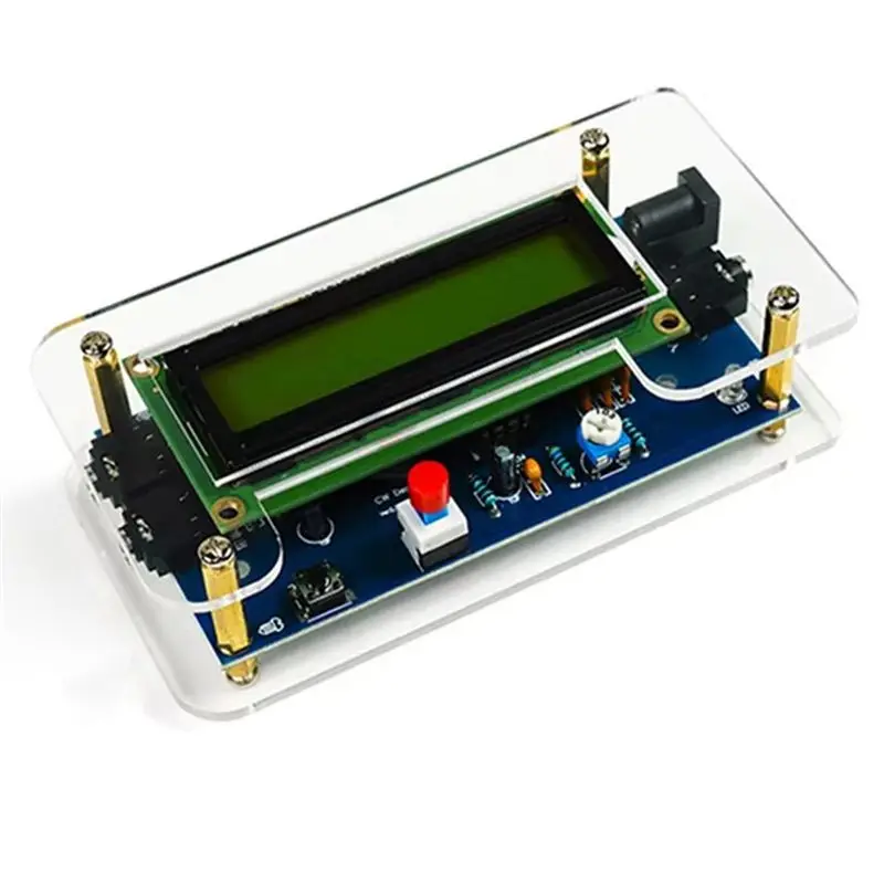 ABUN CW Morse Code DIY Kit DC9V Trainer Kit LCD Display Radio Circuit Board Welding Practice