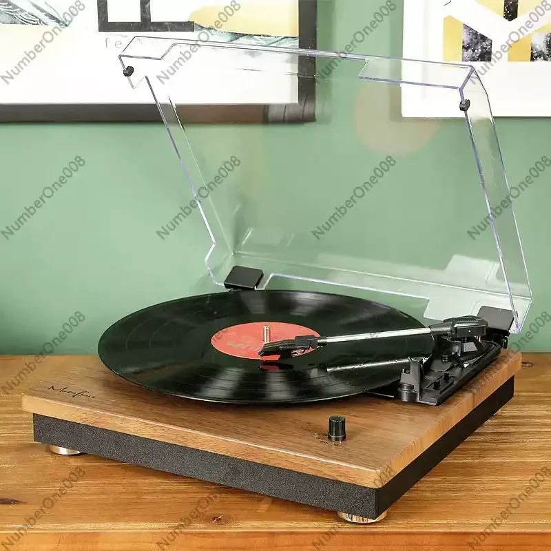 For Vinyl Turntable 33/45RPM with Bluetooth Transmitter & USB to PC Recording