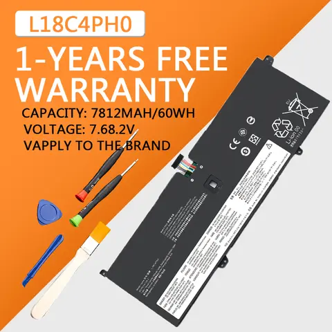 레노버 요가 노트북 배터리, L18M4PH0, L18C4PH0, C940, C940-14IIL, 81Q9 시리즈, 5B10T11585, 5B10W67374, 5B10T11586, 60Wh