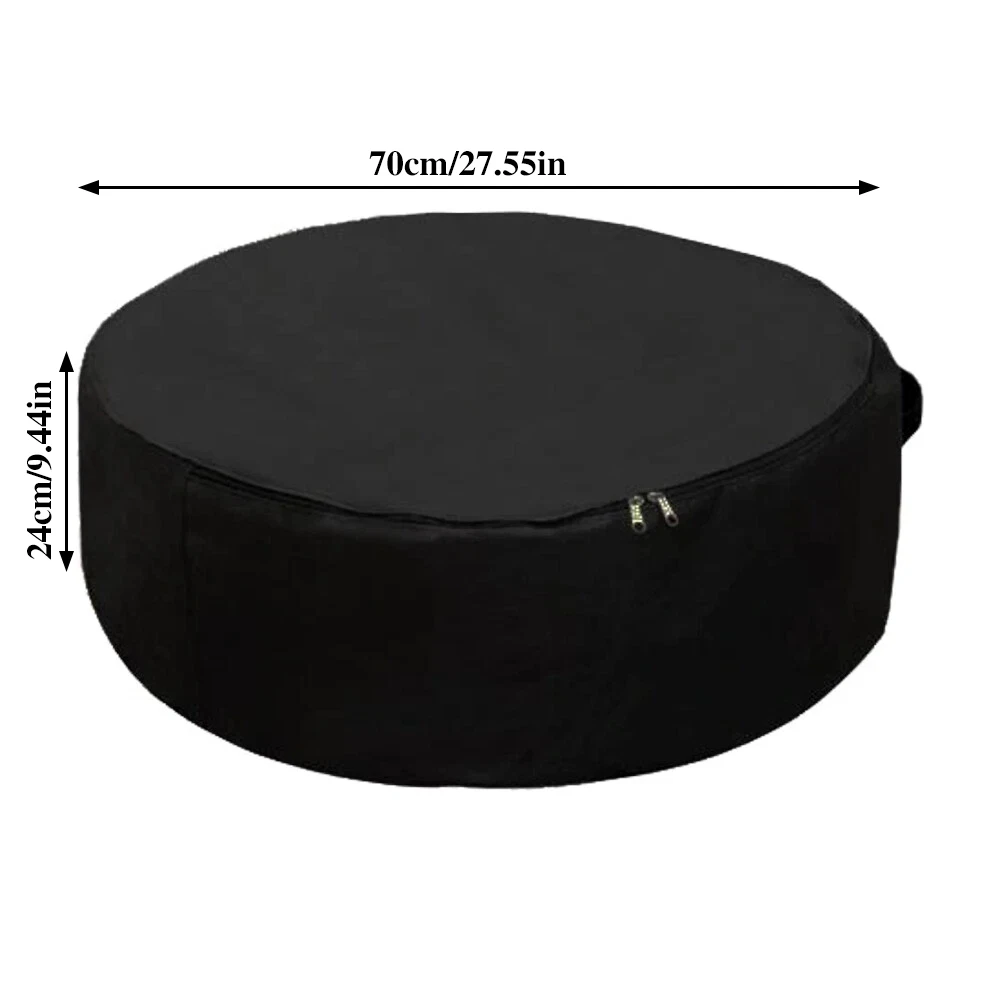 1 pçs capa de pneu de van do carro portátil inverno saco de armazenamento de roda de pneu sobressalente à prova de poeira película protetora à prova dwaterproof água saco de armazenamento de pneu sobressalente