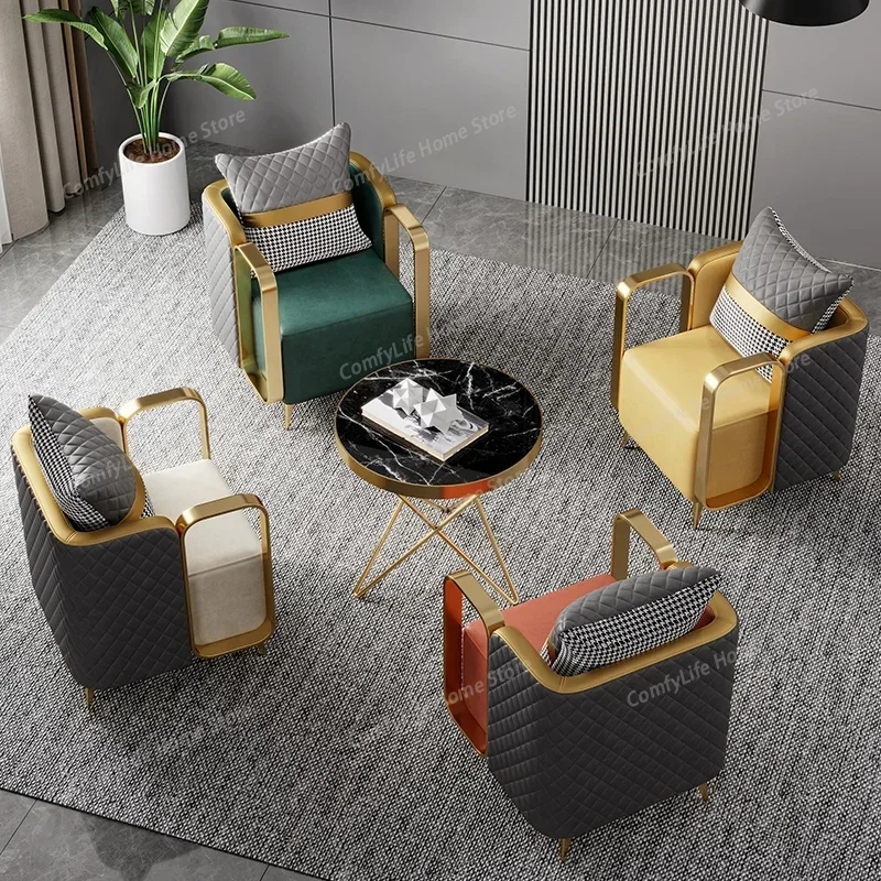 

Nordic Green Chairs Bedroom Back Support Modern Ground Chairs Living Room Luxury Sillones Modernos Para Sala Home Furniture