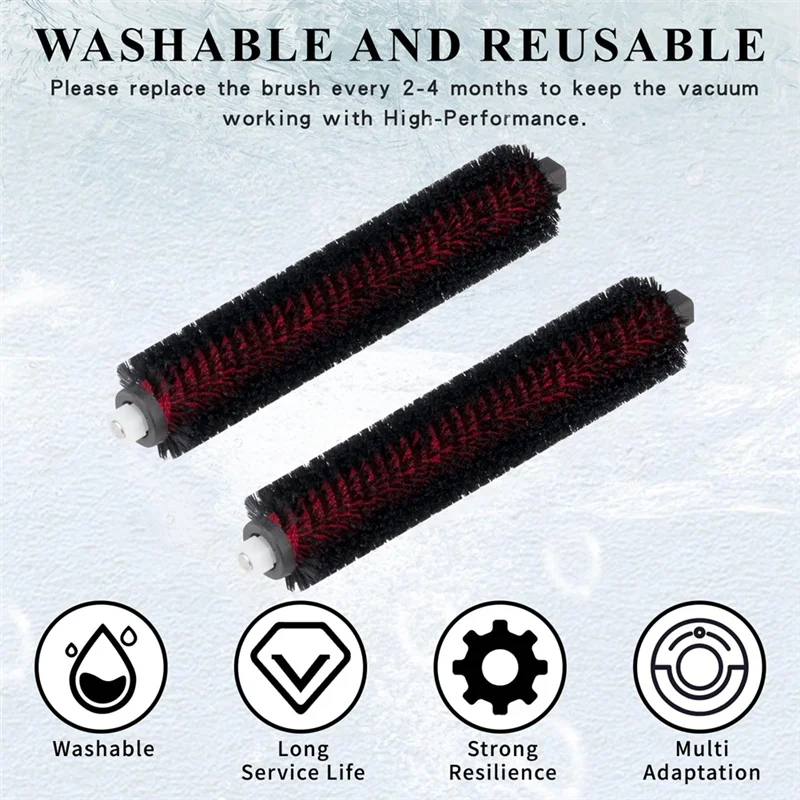 ABLS For Roborock S7 MaxV Ultra & S8 Pro Ultra High-Speed Cleaning Brush Washable for Mop Washing and Dock Self-Cleaning